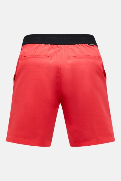 Šortky Peak Performance W Player Shorts Brilliant Red/Black/