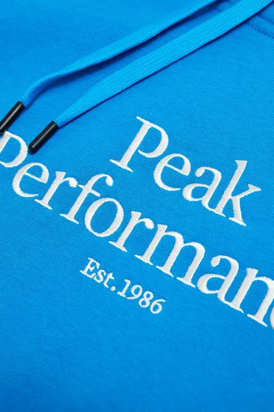 Mikina Peak Performance M Original Hood Brilliant Blue
