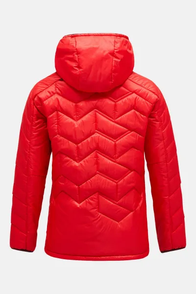 Bunda Peak Performance W Elevate Liner Hood Brilliant Red/Black/