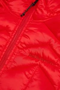 Bunda Peak Performance W Elevate Liner Hood Brilliant Red/Black/
