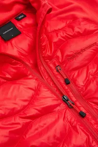 Bunda Peak Performance W Helium Down Hybrid Jack Brilliant Red/Black/
