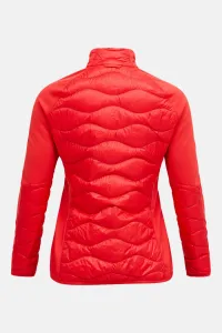 Bunda Peak Performance W Helium Down Hybrid Jack Brilliant Red/Black/