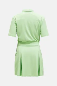 Šaty Peak Performance W Pleated Dress Vivid Green