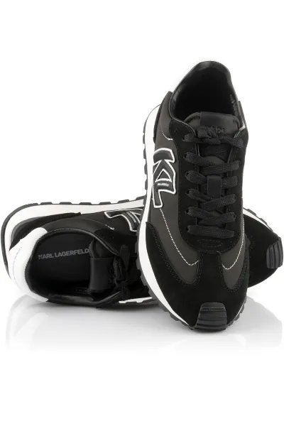Tenisky Karl Lagerfeld Kairo Kl Sidetrim Lo Mix Black Lthr & Textile