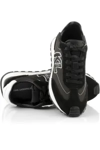 Tenisky Karl Lagerfeld Kairo Kl Sidetrim Lo Mix Black Lthr & Textile