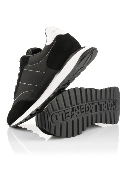 Tenisky Karl Lagerfeld Kairo Kl Sidetrim Lo Mix Black Lthr & Textile