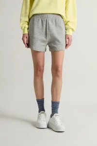 Teplákové Šortky Woolrich Mouline' Fleece Short Medium Grey