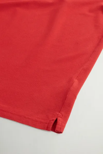 Polokošeľa Woolrich Mackinack Polo Barbados Cherry