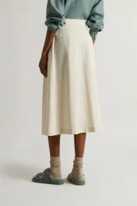 Sukňa Woolrich Easy Full Skirt Light Oak