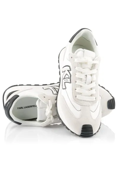 Tenisky Karl Lagerfeld Kairo Kl Sidetrim Lo Mix White Lthr & Textile W/Black