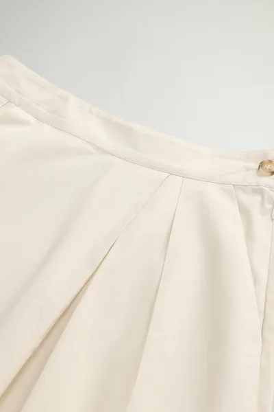 Sukňa Woolrich Easy Full Skirt Light Oak