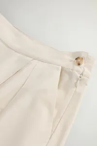 Sukňa Woolrich Easy Full Skirt Light Oak