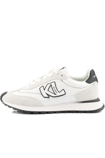 Tenisky Karl Lagerfeld Kairo Kl Sidetrim Lo Mix White Lthr & Textile W/Black