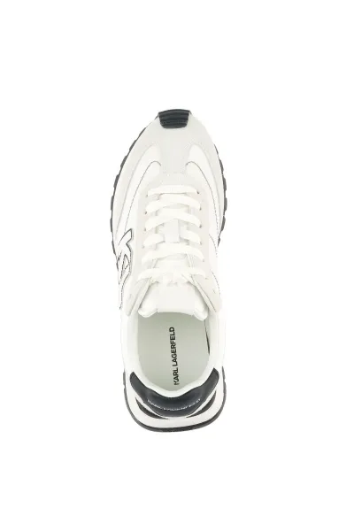 Tenisky Karl Lagerfeld Kairo Kl Sidetrim Lo Mix White Lthr & Textile W/Black