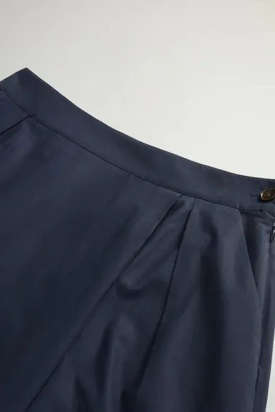 Sukňa Woolrich Easy Full Skirt Melton Blue