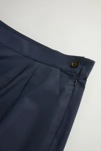 Sukňa Woolrich Easy Full Skirt Melton Blue