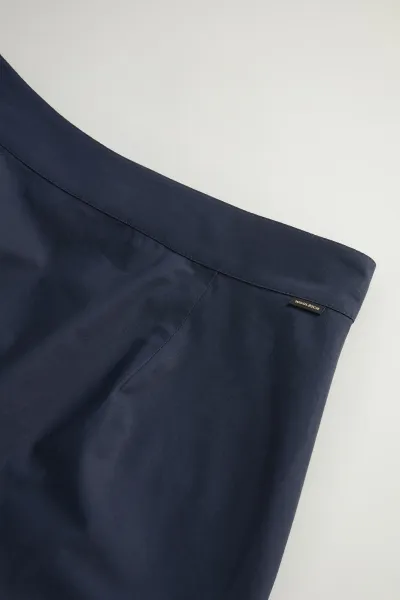 Sukňa Woolrich Easy Full Skirt Melton Blue