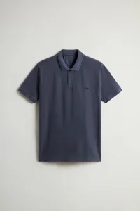 Polokošeľa Woolrich Mackinack Polo Melton Blue