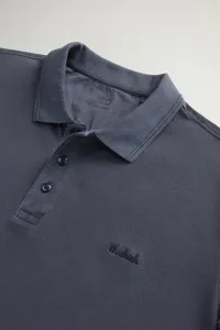 Polokošeľa Woolrich Mackinack Polo Melton Blue