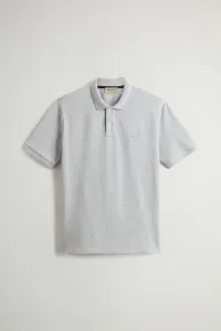 Polokošeľa Woolrich Classic American Polo Light Grey Melange