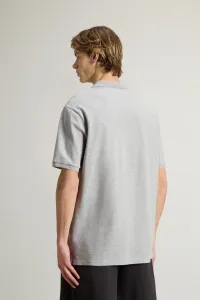 Polokošeľa Woolrich Classic American Polo Light Grey Melange
