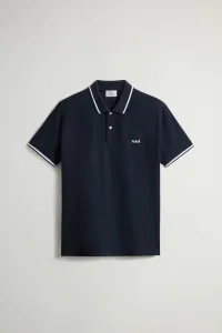 Polokošeľa Woolrich Monterey Polo Melton Blue