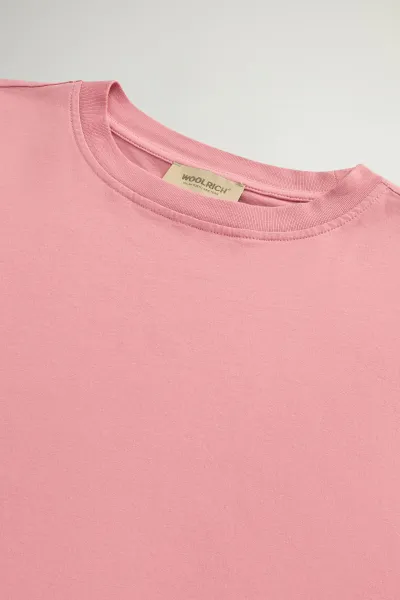 Tričko Woolrich Graphic Tee Dry Rose