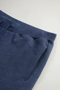 Teplákové Šortky Woolrich Mouline Shorts Melton Blue