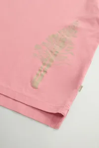 Tričko Woolrich Graphic Tee Dry Rose