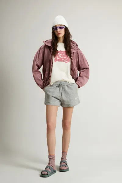 Tričko Woolrich Graphic Tee Jet Stream Leaf