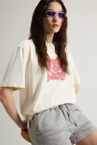 Tričko Woolrich Graphic Tee Jet Stream Leaf