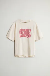 Tričko Woolrich Graphic Tee Jet Stream Leaf