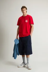 Tričko Woolrich Graphic T-Shirt Barbados Cherry