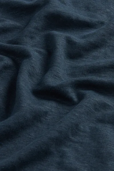 Polokošeľa Woolrich Linen Polo Melton Blue
