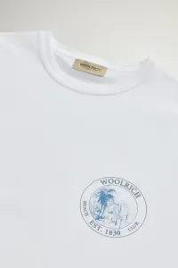 Tričko Woolrich Graphic T-Shirt Bright White