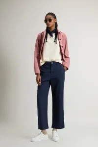 Tričko Woolrich Pleated T-Shirt Jet Stream