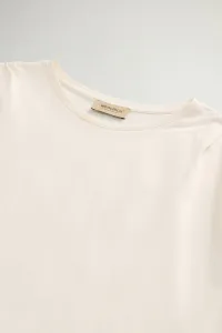 Tričko Woolrich Pleated T-Shirt Jet Stream