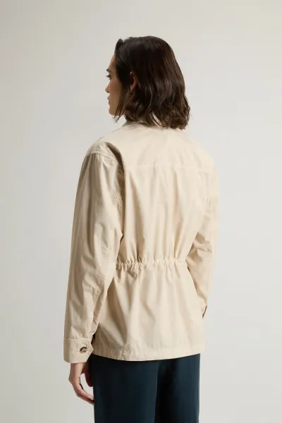 Košeľa Woolrich Gabardine Overshirt Light Oak
