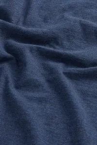 Tričko Woolrich Mouline Jersey Logo T-Shirt Melton Blue