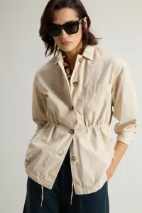Košeľa Woolrich Gabardine Overshirt Light Oak
