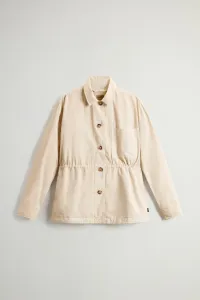 Košeľa Woolrich Gabardine Overshirt Light Oak