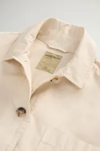 Košeľa Woolrich Gabardine Overshirt Light Oak