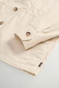 Košeľa Woolrich Gabardine Overshirt Light Oak