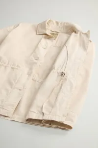 Košeľa Woolrich Gabardine Overshirt Light Oak