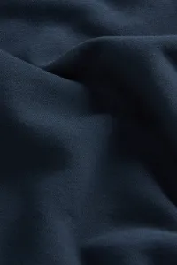 Mikina Woolrich Classic Fleece Crewneck Melton Blue