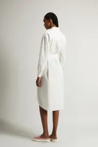 Šaty Woolrich Belted Shirt Dress Jet Stream