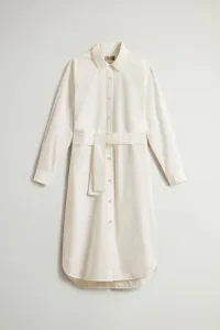 Šaty Woolrich Belted Shirt Dress Jet Stream