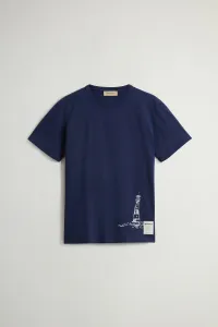Tričko Woolrich Offshore T-Shirt Dream Blue
