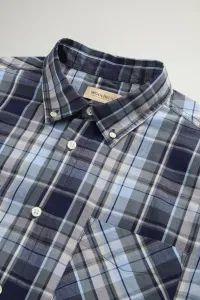 Košeľa Woolrich Madras Shirt Blue Check