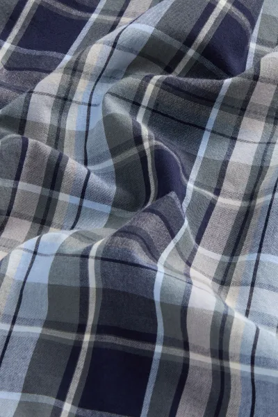 Košeľa Woolrich Madras Shirt Blue Check